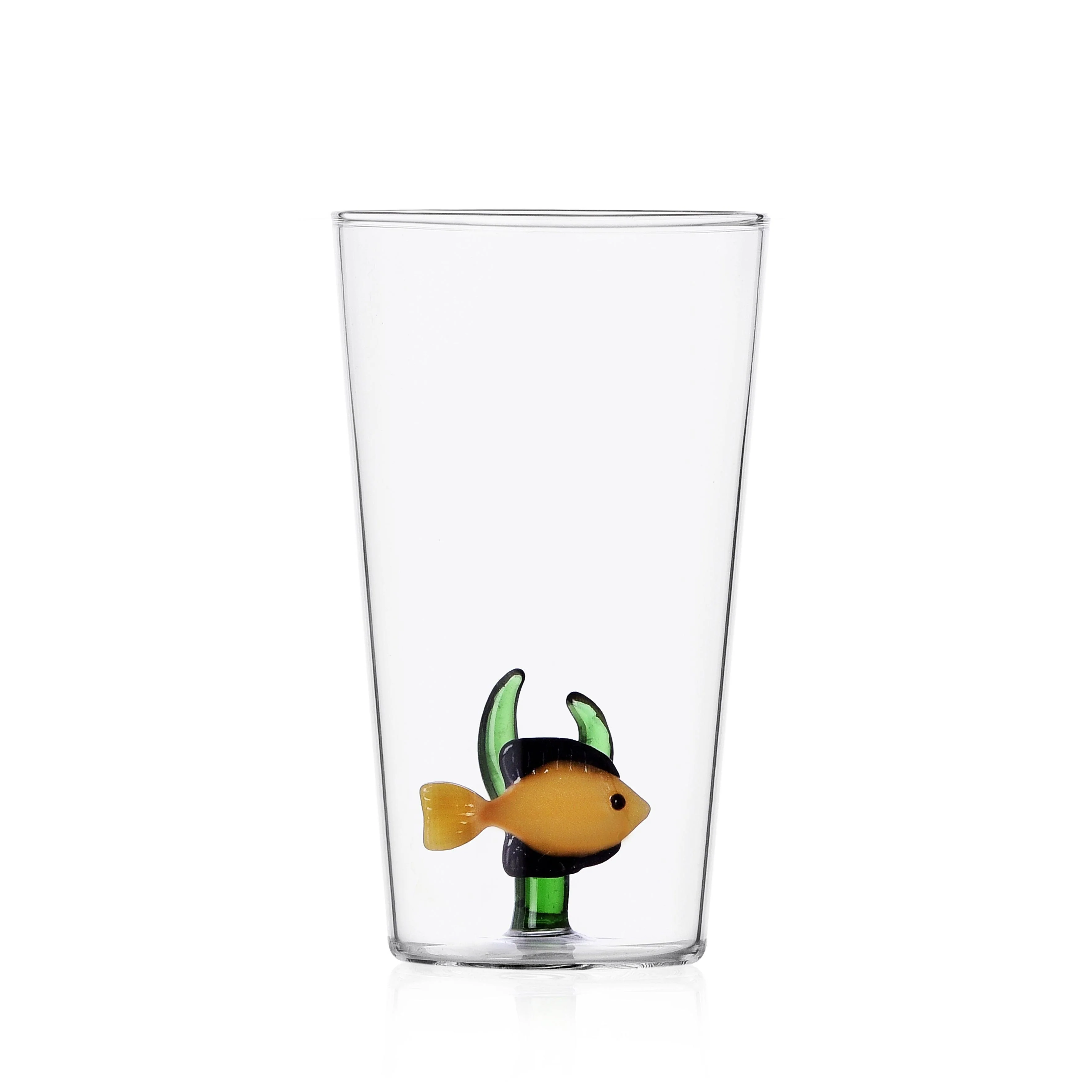 Ichendorf Milano | Bicchiere da Cocktail con Pesce in vetro Borosilicato Marine Garden - Image 4