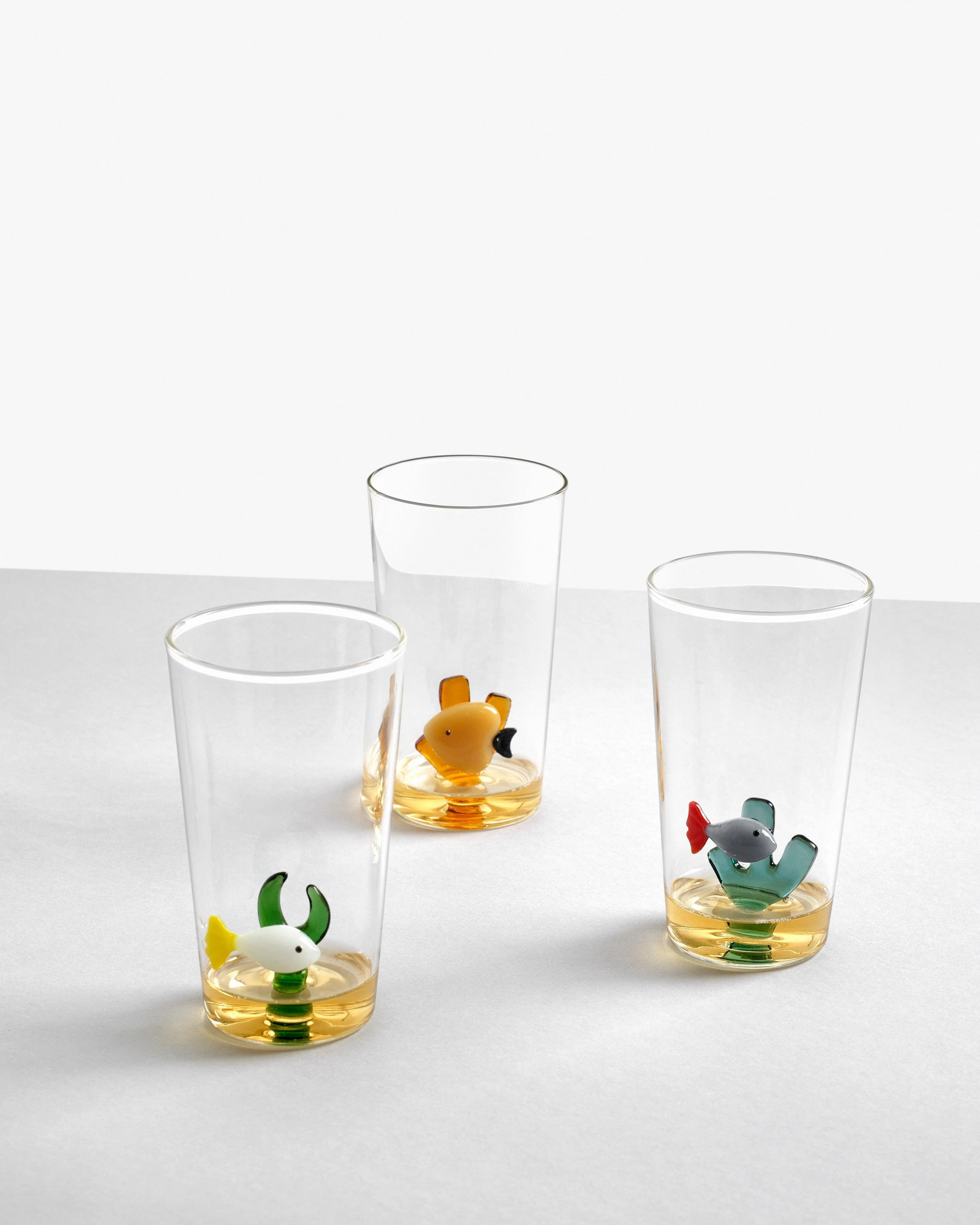 Ichendorf Milano | Bicchiere da Cocktail con Pesce in vetro Borosilicato Marine Garden - Image 7
