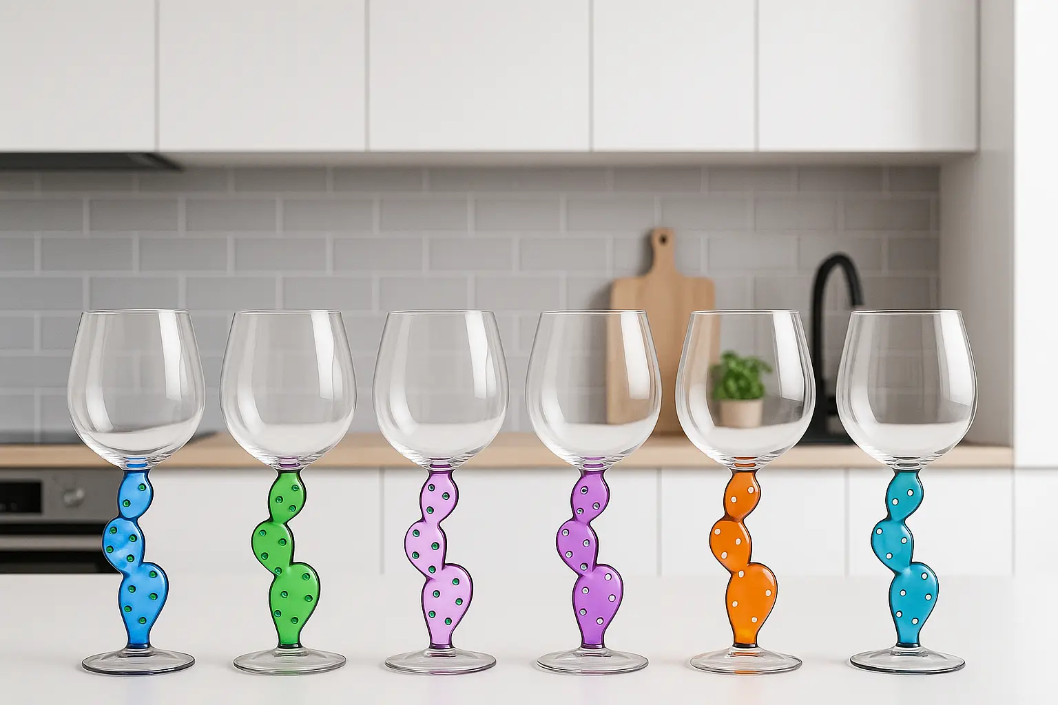 Ichendorf Milano | Calice in vetro Borosilicato con Cactus Desert Plant - Image 8