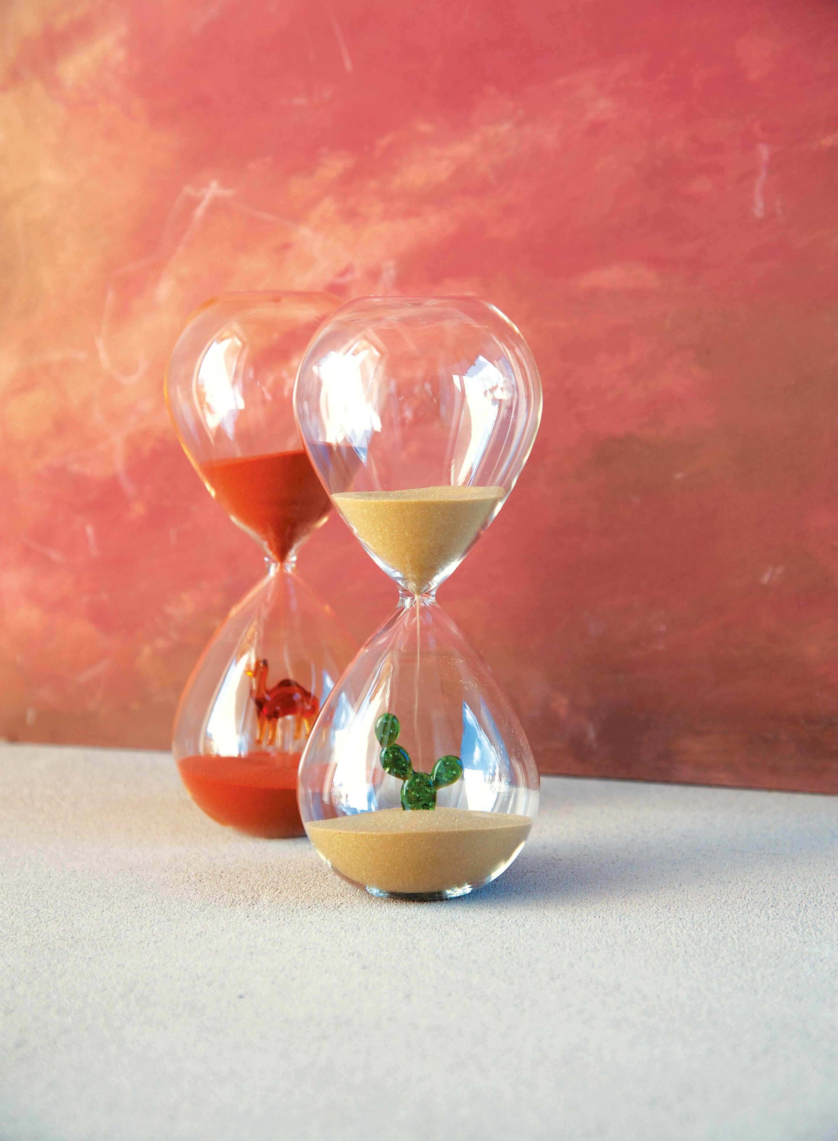 WD Lifestyle Clessidra in vetro borosilicato con decoro - Image 4