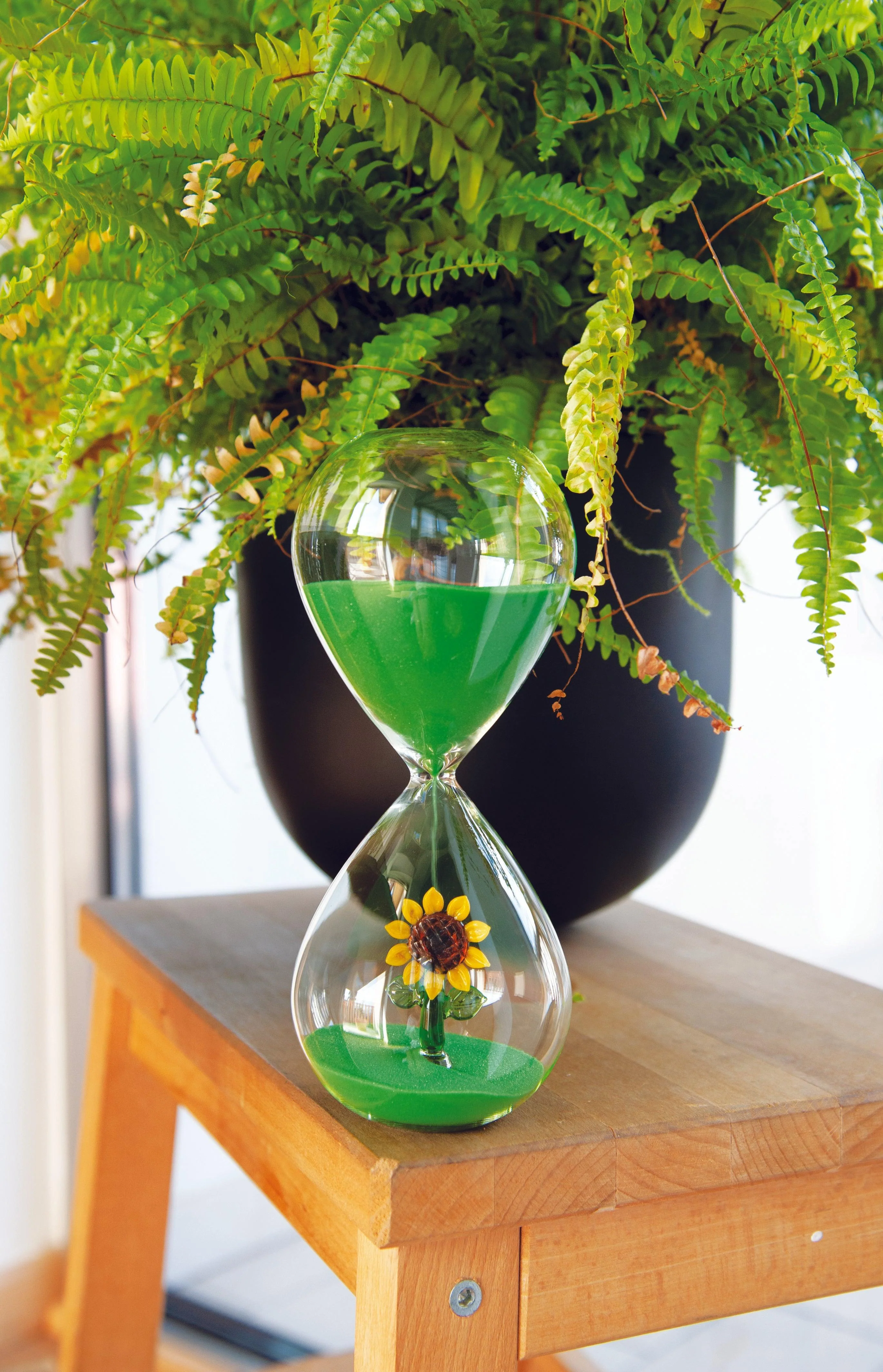 WD Lifestyle Clessidra in vetro borosilicato con decoro - Image 5