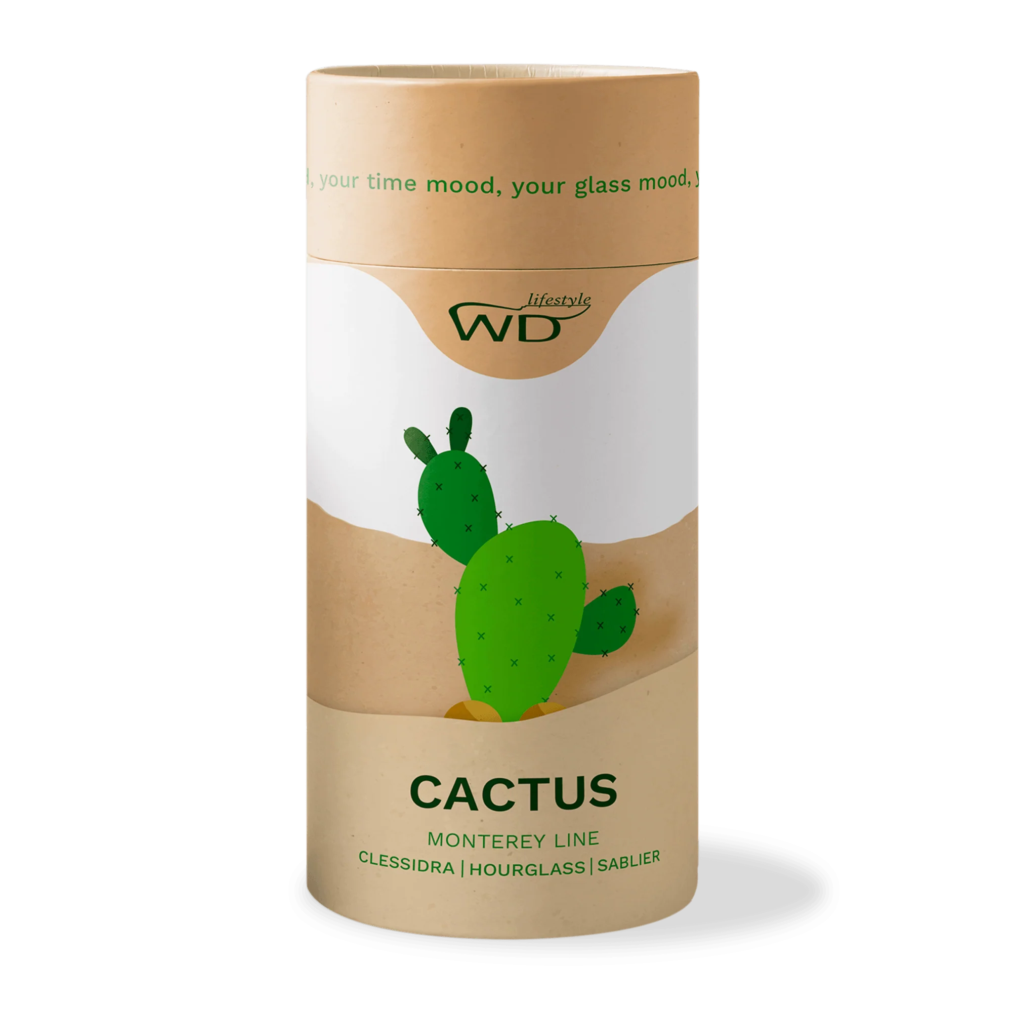 WD Lifestyle Clessidra in vetro borosilicato con decoro - Image 6