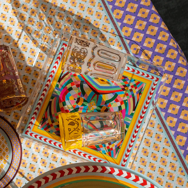 Vuotatasche quadrato in cristallo acrilico By Vesta - Image 10