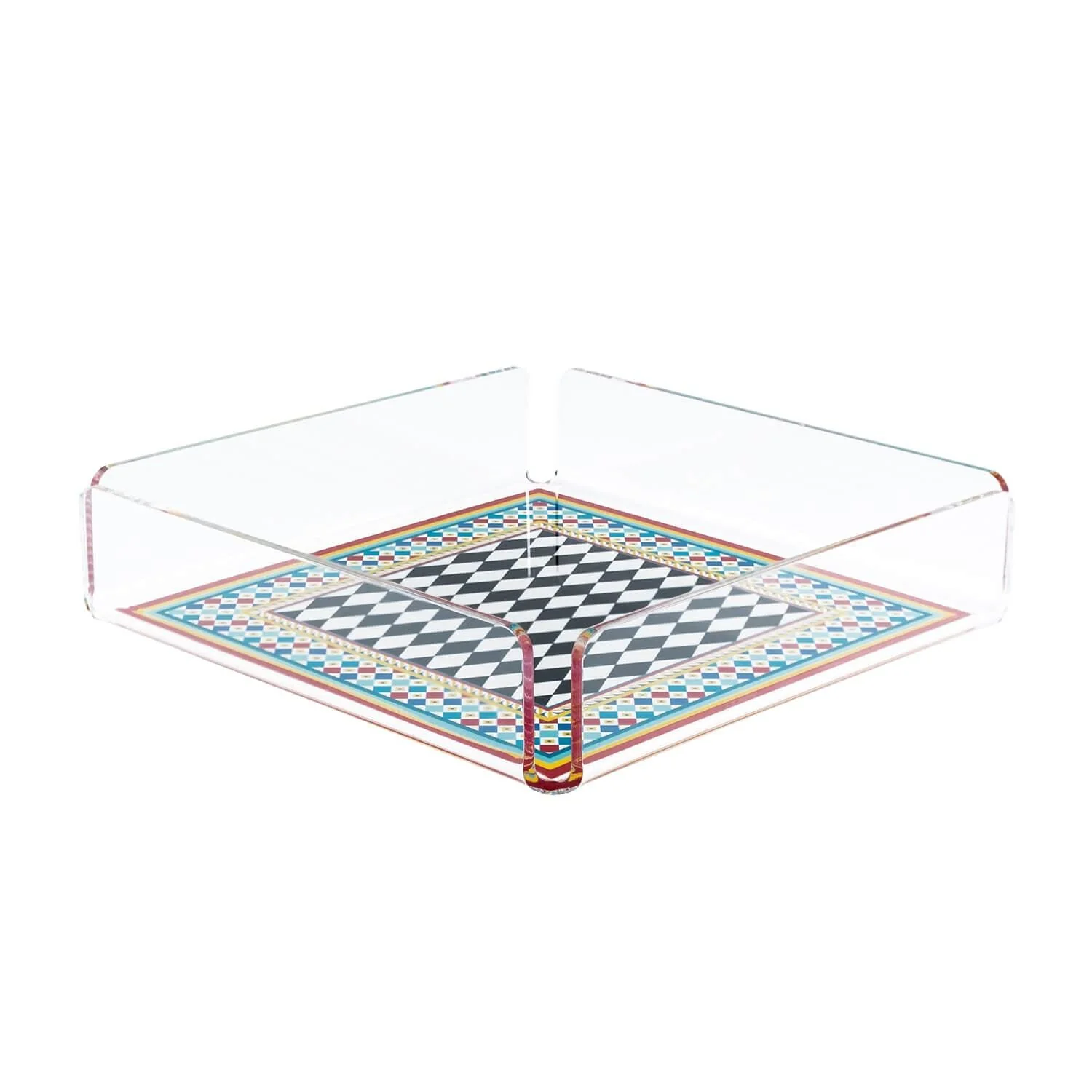 Vuotatasche quadrato in cristallo acrilico By Vesta - Image 15