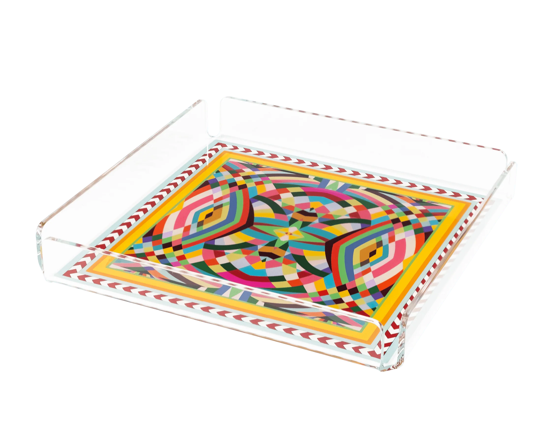 Vuotatasche quadrato in cristallo acrilico By Vesta - Image 3