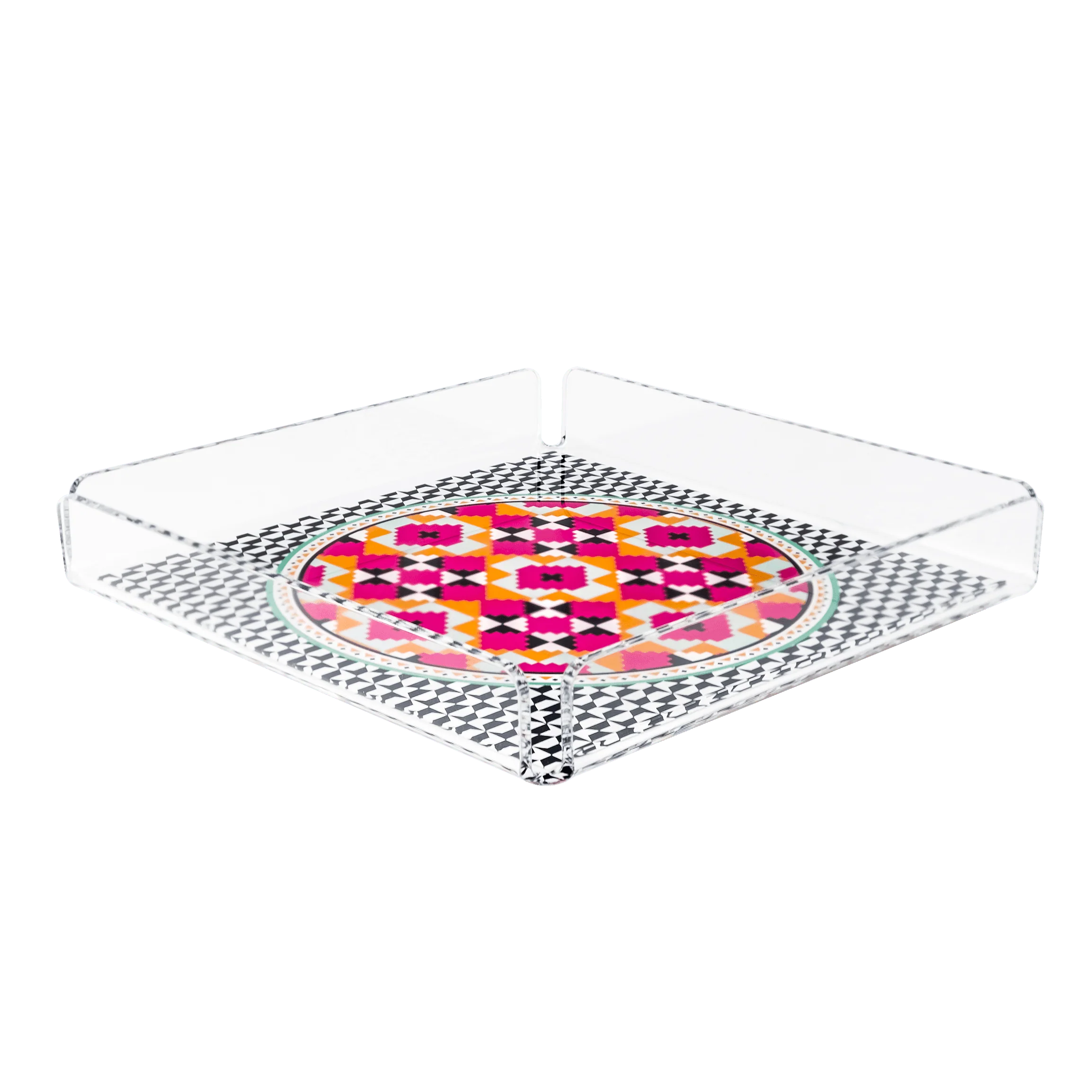 Vuotatasche quadrato in cristallo acrilico By Vesta - Image 4