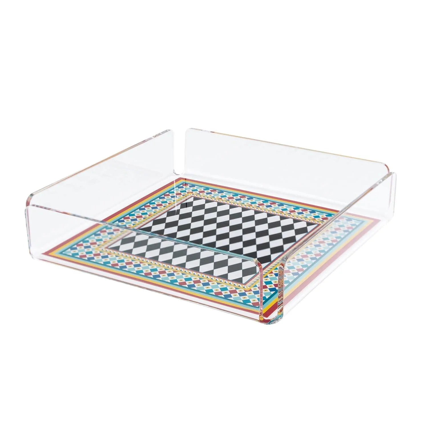 Vuotatasche quadrato in cristallo acrilico By Vesta - Image 5