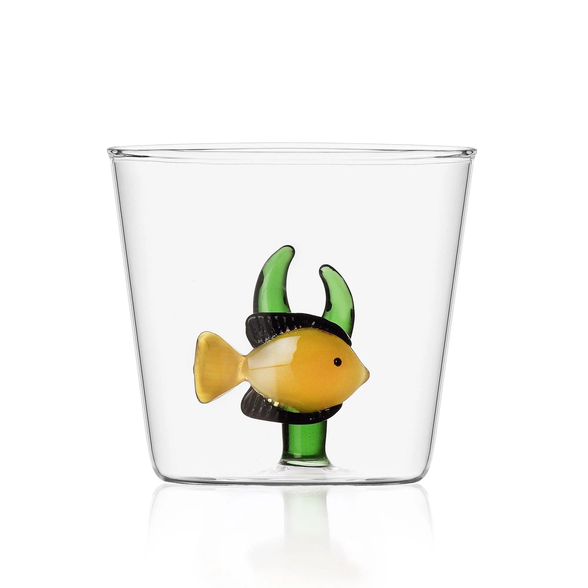 Ichendorf Milano | Bicchiere con Pesce in vetro Borosilicato Marine Garden - Image 3