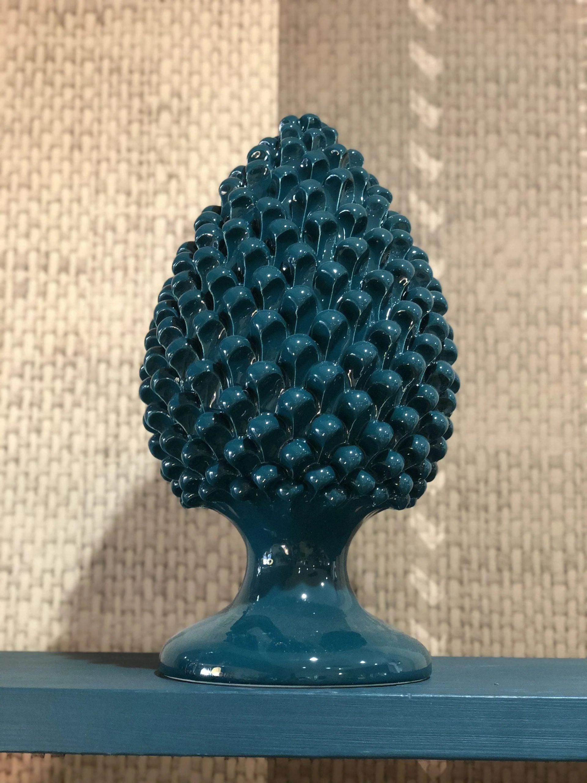 Pigna in ceramica Verde Ottanio Verus Caltagirone - Image 3