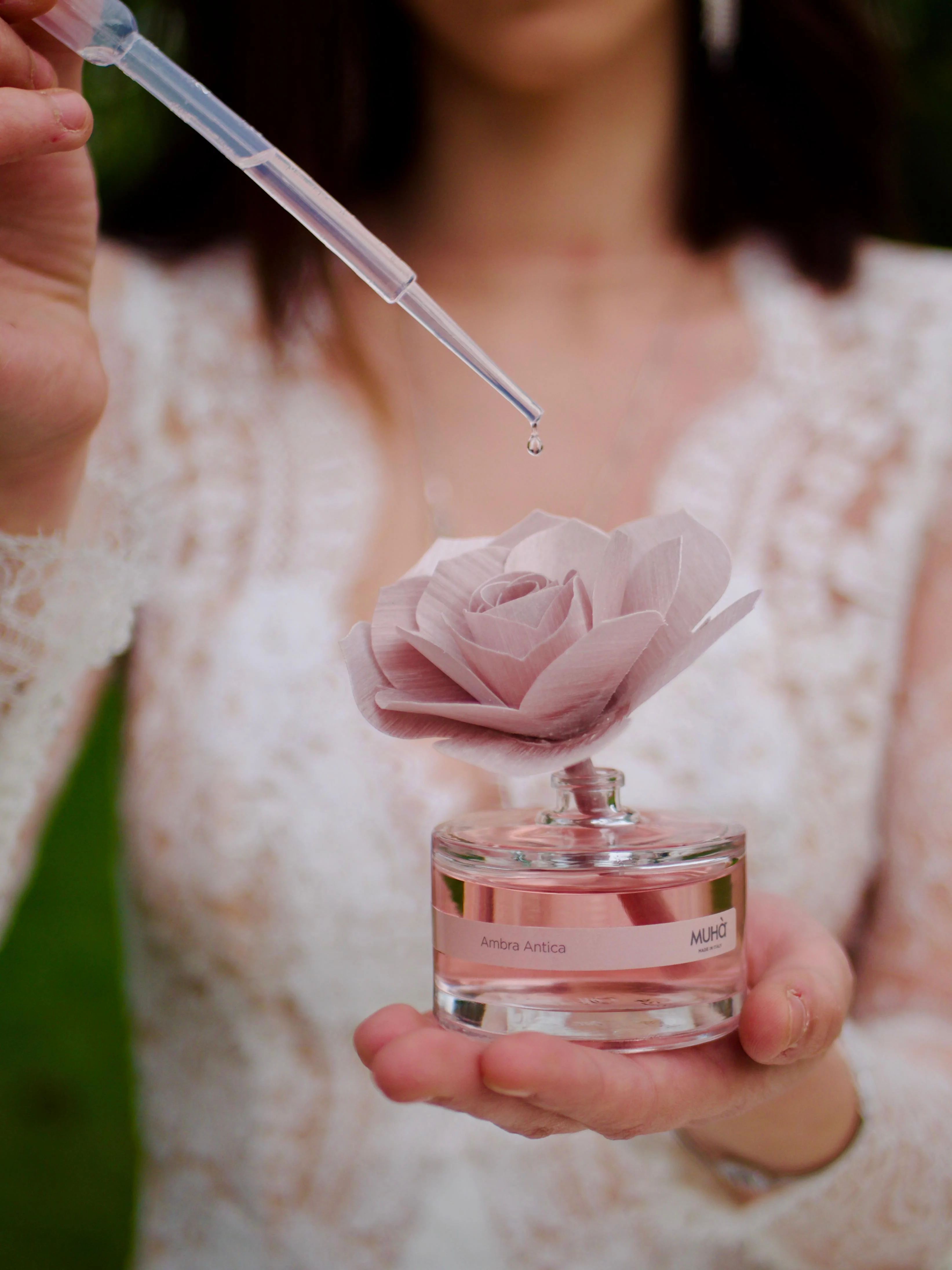 Profumatore Ambiente bottiglia vetro Rose 50 ml. MUHA' - Image 13