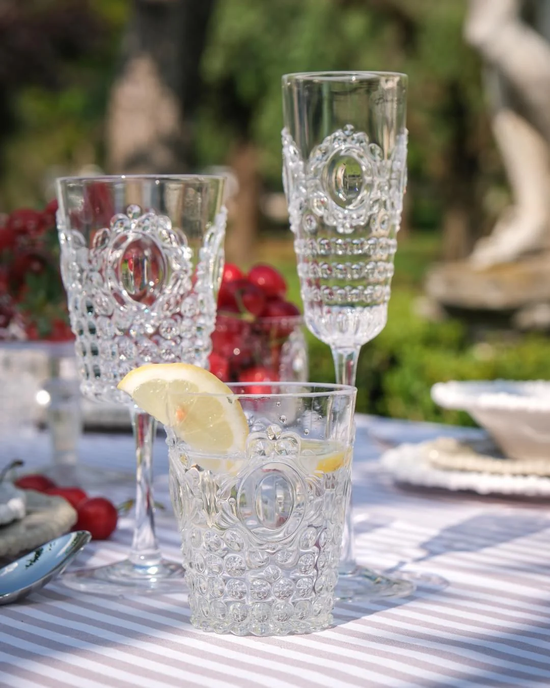 Servizio 6 Bicchieri Acqua trasparenti Baroque & Rock Baci Milano - Image 4