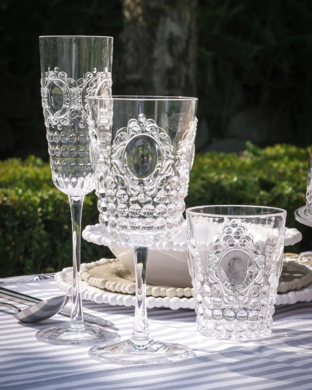 Servizio 6 pz. Bicchieri Vino trasparenti  Baroque & Rock Baci Milano - Image 3