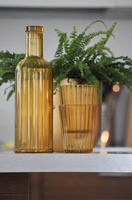 Set 2 pz. Bicchieri colorati in acrilico 370 ml decoro a rilievo WD Lifestyle - Image 5