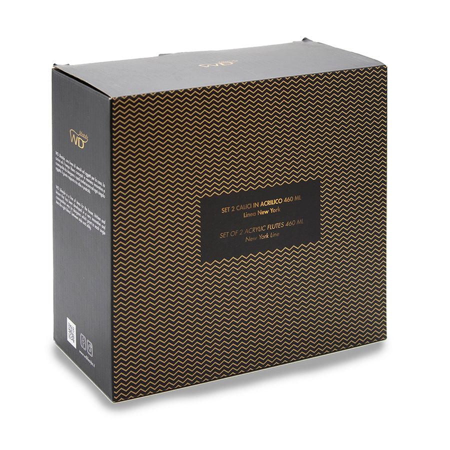 Set 2 pz. Bicchieri colorati in acrilico 370 ml decoro a rilievo WD Lifestyle - Image 9