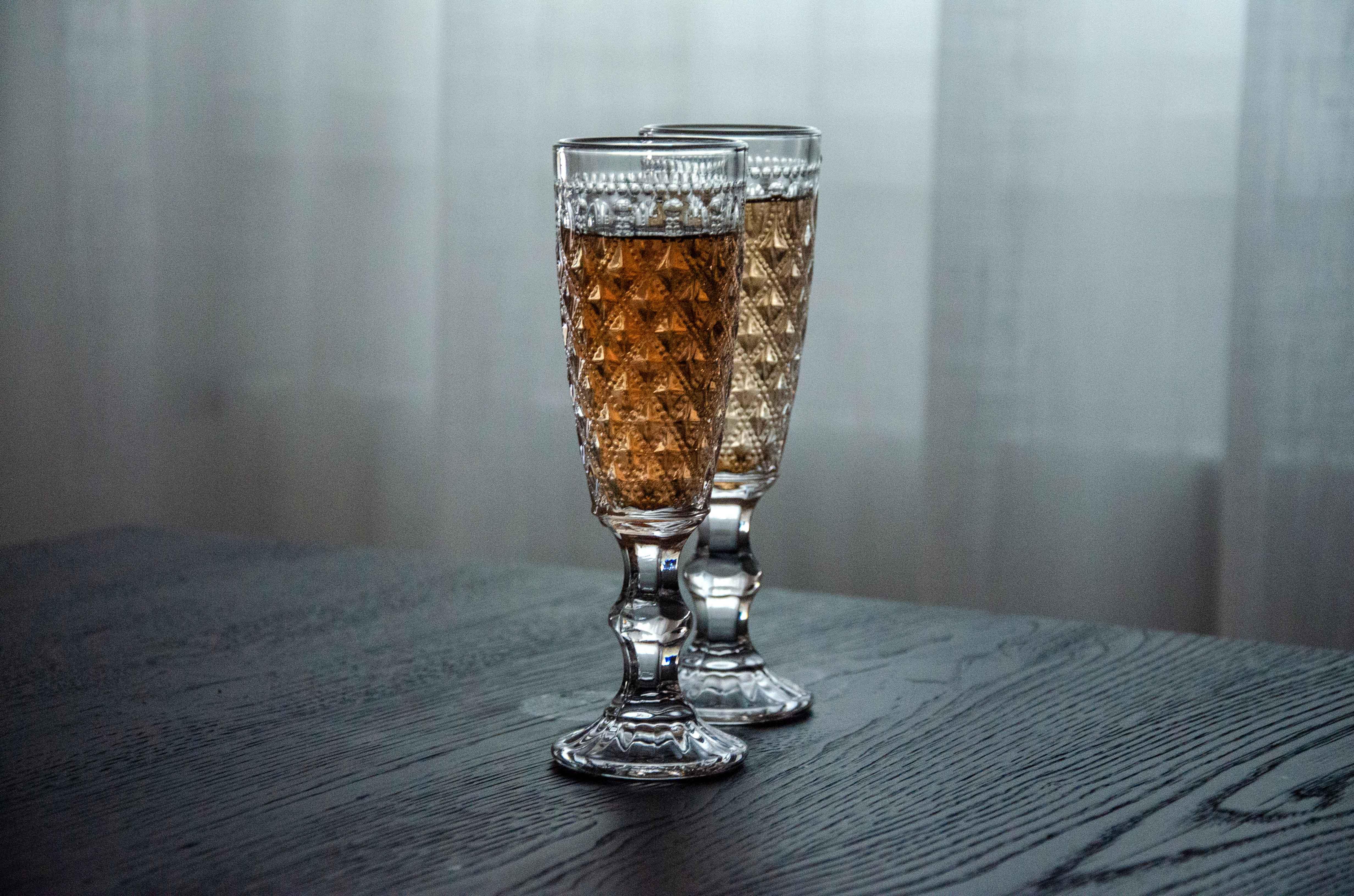 Set 4 flûte in vetro con decoro in rilievo WD Lifestyle - Image 5