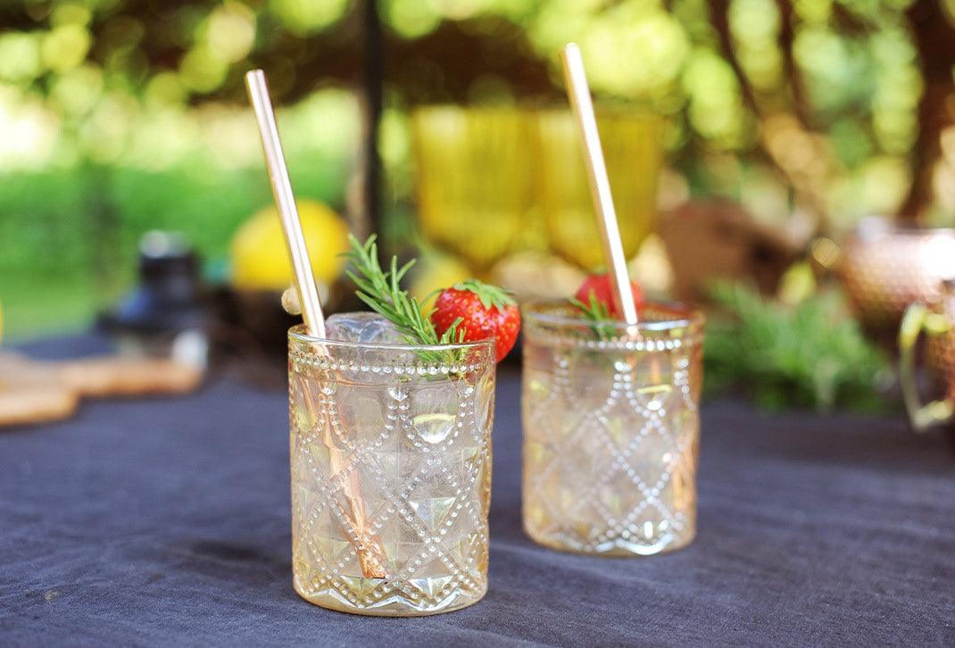 Set 4 pz. Bicchieri in vetro con decoro a rilievo 300 ml WD Lifestyle - Image 5